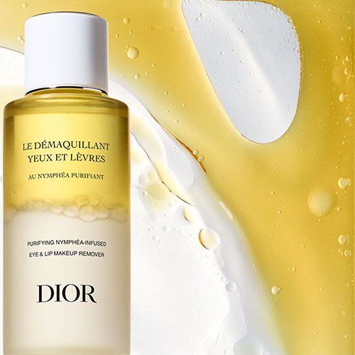 Dior-Make-up removal with Nymphéa - Two-phase eye and lip